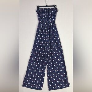 Hello Kitty Sanrio Kawaii Strapless Jumpsuit Candy Print Small